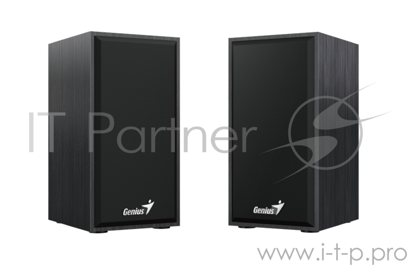Колонки Genius SP-HF180, 2.0, 2 x 3W, USB-power, Black