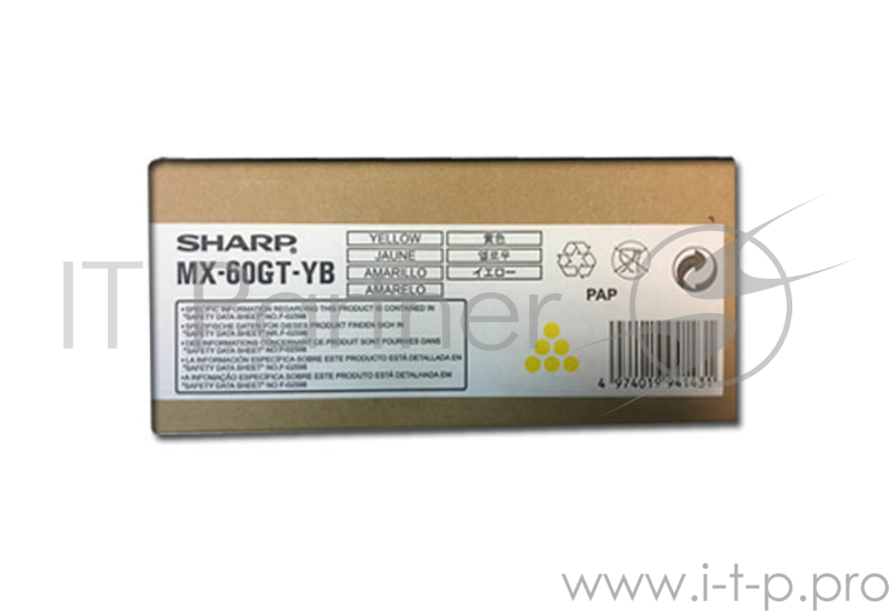 Тонер-картридж желтый Sharp Sphinx/Phoenix/Griffin (12K) MX60GTYB/MX61GTYB