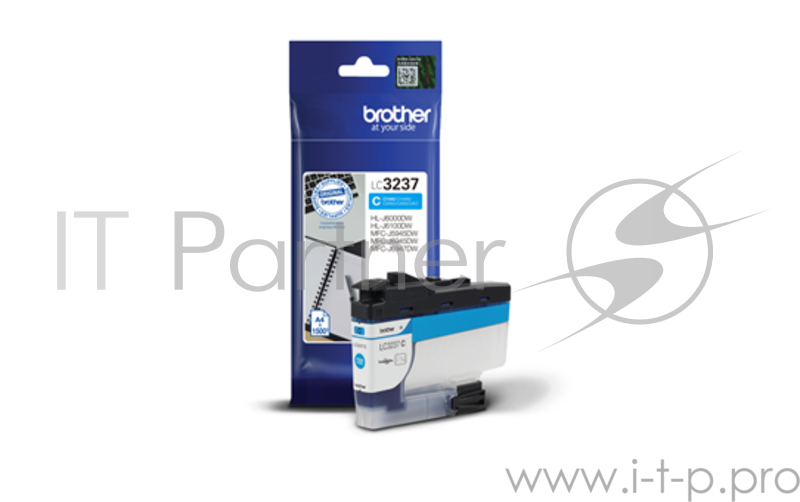 Картридж Brother струйный LC3237C голубой 1500 стр. для HLJ6000DW, MFCJ5945DW, MFCJ6945DW