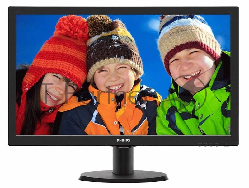 Монитор Philips 23.6 243V5QHABA (00/01) черный VA LED 10ms 16:9 DVI HDMI M/M матовая 250cd 178гр/17