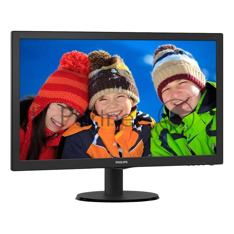 Монитор Philips 23.6 243V5QHABA (00/01) черный VA LED 10ms 16:9 DVI HDMI M/M матовая 250cd 178гр/17