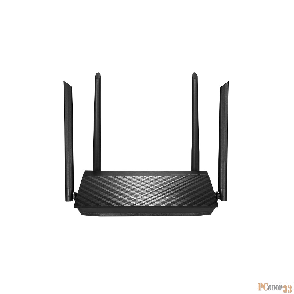 ASUS RT-AC59U // роутер 802.11b/g/n/ac, до 600 + 867Мбит/c, 2,4 + 5 гГц, 4 антенны, USB, GBT LAN 90IG0540-BO9400
