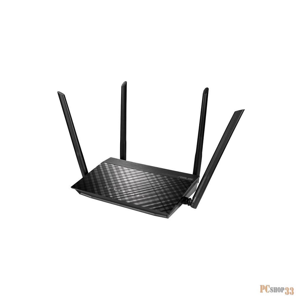 ASUS RT-AC59U // роутер 802.11b/g/n/ac, до 600 + 867Мбит/c, 2,4 + 5 гГц, 4 антенны, USB, GBT LAN 90IG0540-BO9400