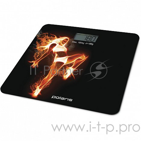 Весы напольные POLARIS PWS1877DG, электрон., 180 кг, стекло