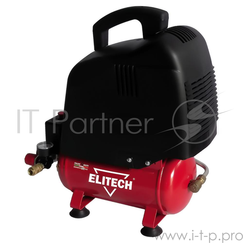 Компрессор ELITECH КПБ 190/6 Компр.безмасл.коаксильный, 1,1кВт,6л,180л/мин,8бар,11кг.