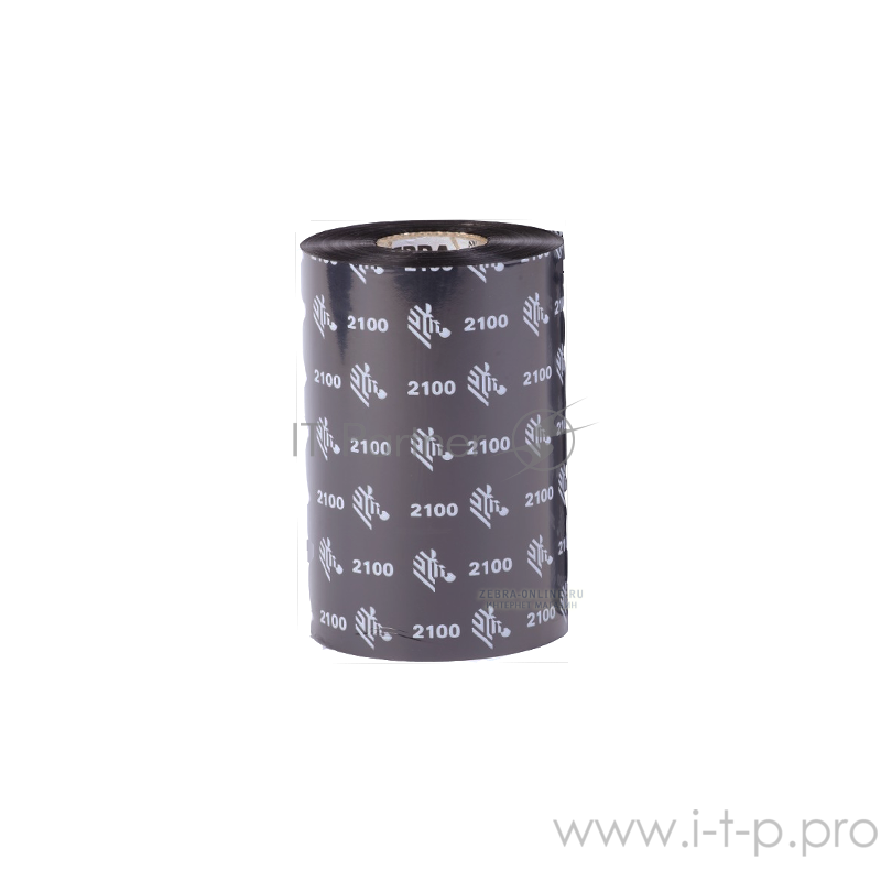 Термотрансферная лента (риббон) Wax Ribbon, 174mm x 450m (6.85inx1476ft), 2100, High Performance, 25mm (1in) core