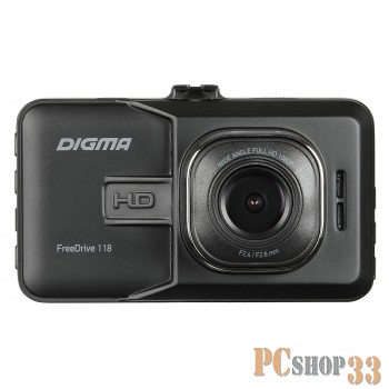 Видеорегистратор Digma FreeDrive 118 черный 1.3Mpix 1080x1920 1080p 150гр. JL5112