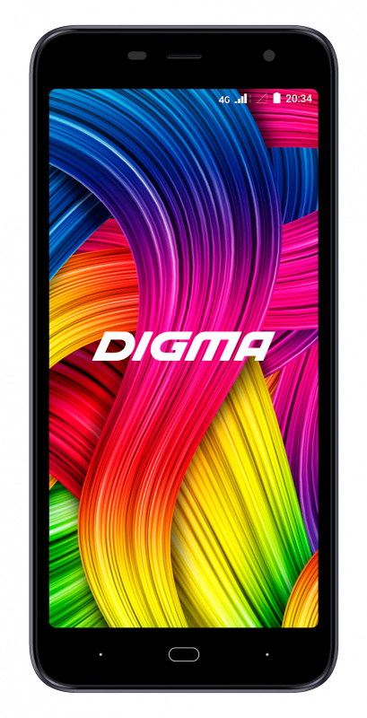 Смартфон Digma Base 4G Linx серый
