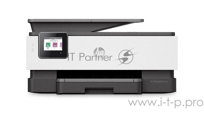 МФУ струйный HP OfficeJet 8023 (1KR64B) A4 Duplex WiFi USB RJ-45 черный/белый