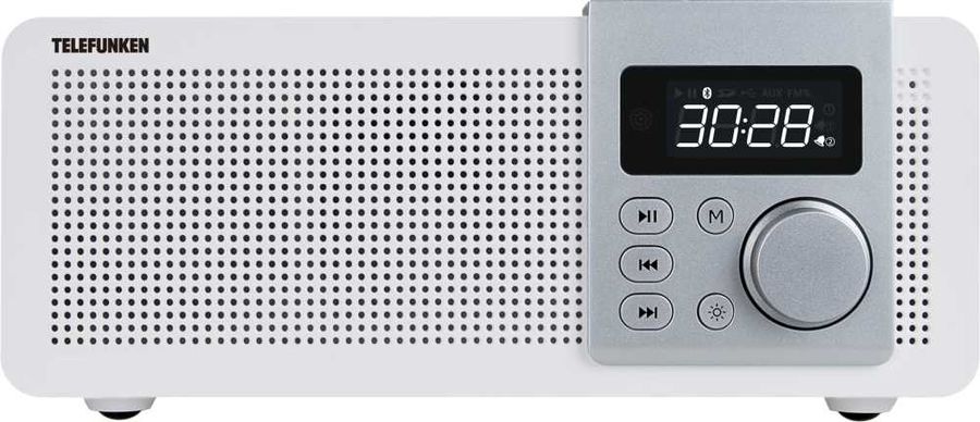 Часы с радиоприемником TF-1583UB (светлое дерево)