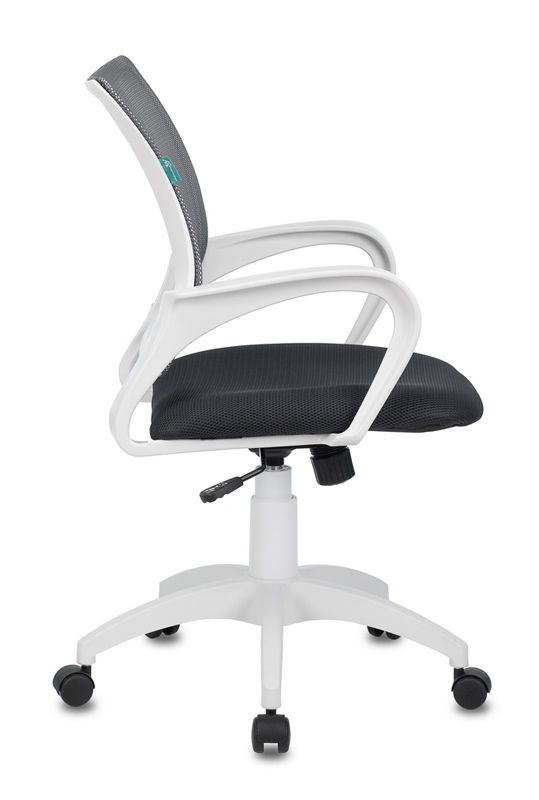 Кресло Бюрократ CH-W695N/DG/TW-12 темно-серый TW-04 TW-12 сетка/ткань (пластик белый)