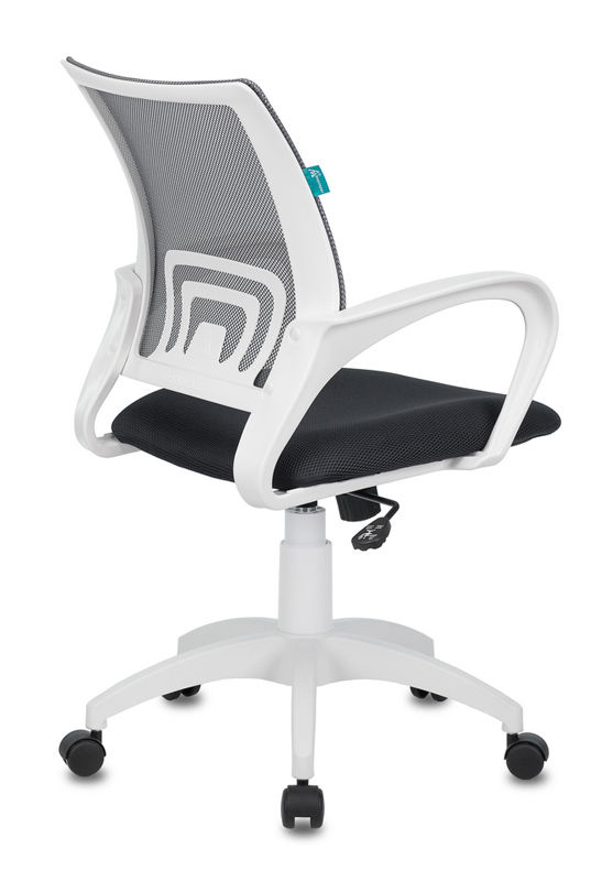 Кресло Бюрократ CH-W695N/DG/TW-12 темно-серый TW-04 TW-12 сетка/ткань (пластик белый)