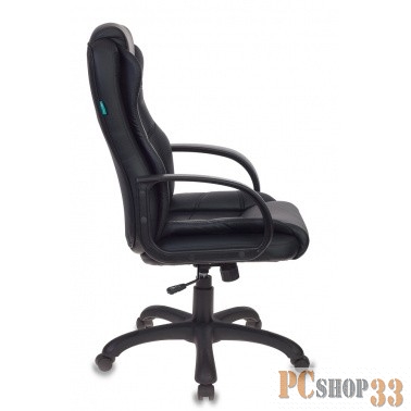 Кресло руководителя Бюрократ CH-839/BLACK черный Пегас искусственная кожа