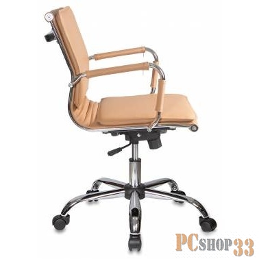 Кресло руководителя Бюрократ CH-993-Low/Camel низкая спинка светло-коричневый искусственная кожа кре
