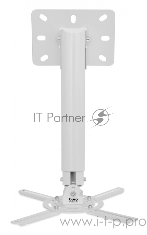 Кронштейн для проектора Buro PR05-W белый макс.13.6кг потолочный поворот и наклон