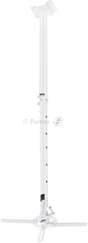 Кронштейн для проектора Buro PR06-W белый макс.20кг потолочный поворот и наклон