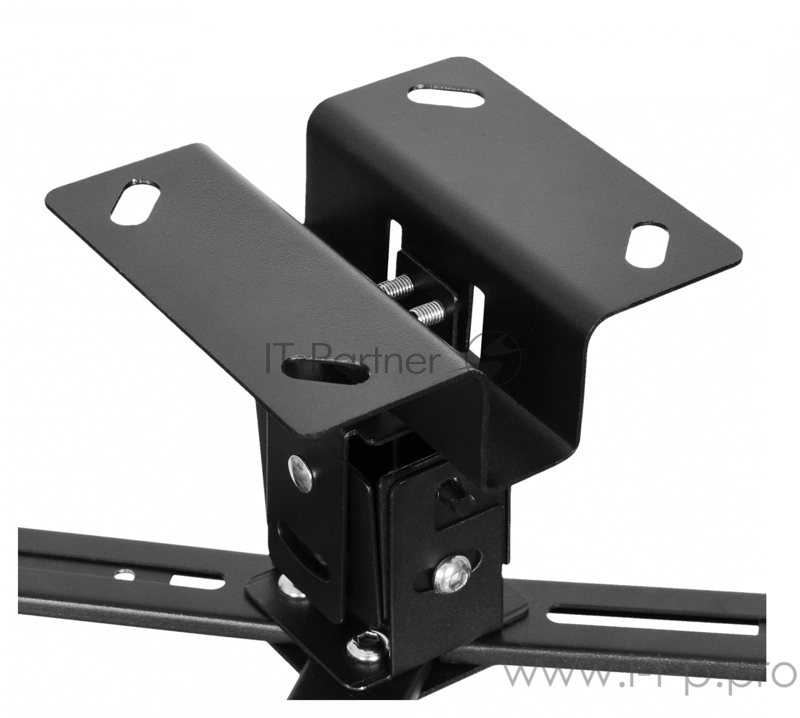 Кронштейн для проектора Buro PR07-B черный макс.12кг потолочный поворот и наклон