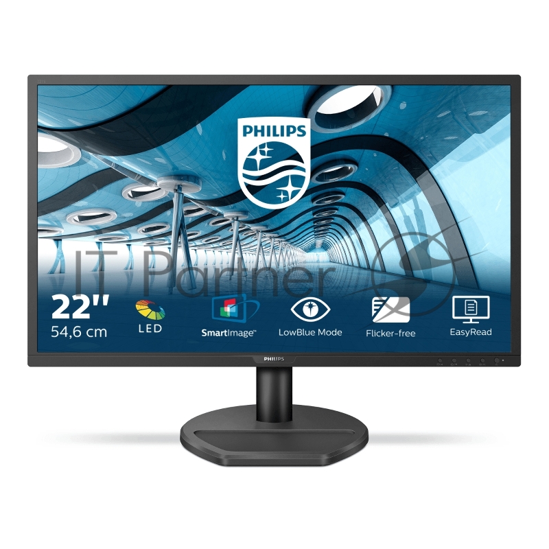 Монитор PHILIPS 21.5 221S8LDAB/00 Black (LED, 1920x1080, 1 ms, 170°/160°, 250 cd/m, 20M:1, +DVI, +HDMI 1.4, +MM)