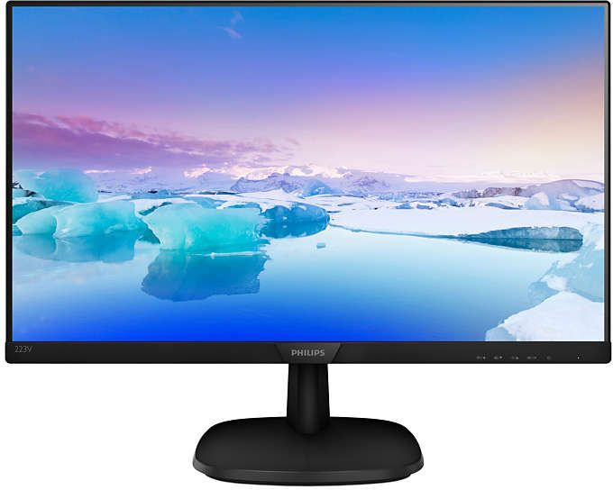 Монитор PHILIPS 21.5 223V7QDSB/00 Black (IPS, LED, 1920x1080, 5 ms, 178°/178°, 250 cd/m, 20M:1, +DV