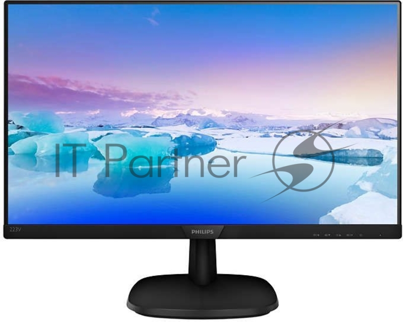 Монитор PHILIPS 21.5 223V7QDSB/00 Black (IPS, LED, 1920x1080, 5 ms, 178°/178°, 250 cd/m, 20M:1, +DV