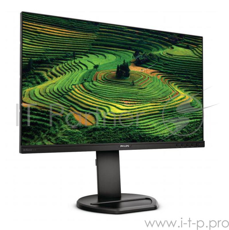 Монитор PHILIPS 23.8 241B8QJEB/00 Black с поворотом экрана (IPS, 1920x1080, 5 ms, 178°/178°, 250 cd/m, 50M:1, +DVI)