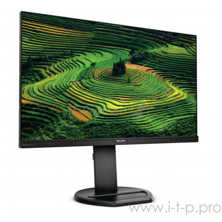 Монитор PHILIPS 23.8 241B8QJEB/00 Black с поворотом экрана (IPS, 1920x1080, 5 ms, 178°/178°, 250 cd/m, 50M:1, +DVI)