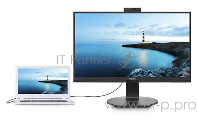 Монитор PHILIPS 27 272B7QUBHEB/00 Black с поворотом экрана (IPS, 2560x1440, 5 ms, 178°/178°, 350 cd/m, 50M:1, +2xHDMI 1
