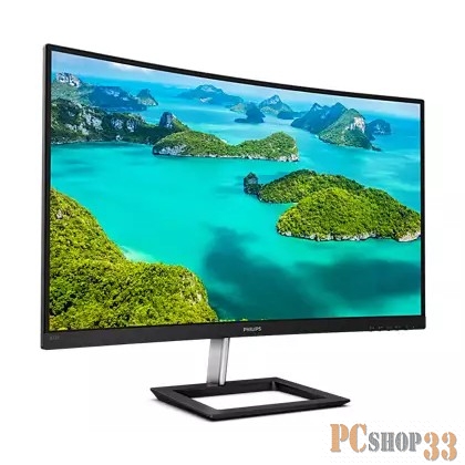 Монитор PHILIPS 32 322E1C/00 Black (VA, изогнутый, 1920x1080, 75Hz, 4 ms, 178°/178°, 250 cd/m, 3000:1, +HDMI 1.4, +DP))