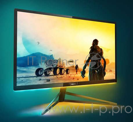 Монитор PHILIPS 32 326M6VJRMB/00 Black (4K, MVA, Ambiglow, 3840x2160, 4 ms, 178°/178°, 600 cd/m, 80M:1, +3xHDMI 2.0)