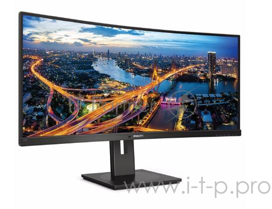 Монитор PHILIPS 34 342B1C/00 Black с поворотом экрана (VA, изогнутый, 2560x1080, 75Hz, 5 ms, 178°/178°, 300 cd/m, 50M:1