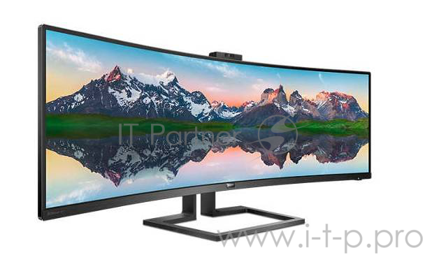 Монитор PHILIPS 43 439P9H/00 Black (VA, изогнутый, 3840x1200, 100Hz, HDR400, 4 ms, 178°/178°, 450 cd/m, 80M:1, +HDMI 2.