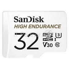 Флеш карта microSD 32GB SanDisk microSDHC Class 10 UHS-I U3 V30 High Endurance Video Monitoring Card