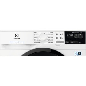 Стиральная машина Electrolux EW6S4R26BI Фронтальная загрузка, 6 кг, отжим 1200 об/мин, классы A-40%/A/В глубина 38 см, малый ЖК дисплей, программа с обработкой паром, инвертор