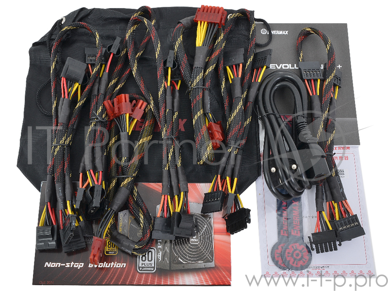 Блок питания Enermax Revolution87+ 850W (ERV850EWT-G) v.2.3, A.PFC,80 Plus Gold,Fan 14 cm,Modular,Retail