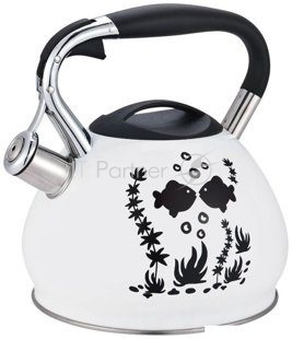 Чайник для плиты MercuryHaus MC-6536 (12) 3,0 л., терморисунок, со свистком