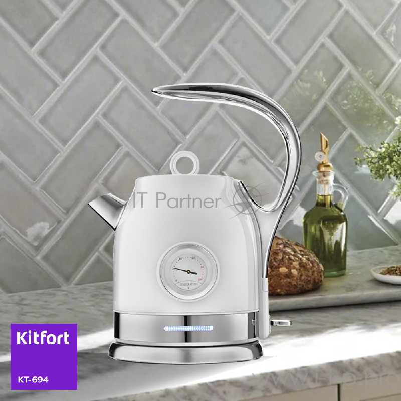 Чайник Kitfort КТ-694-1 белый