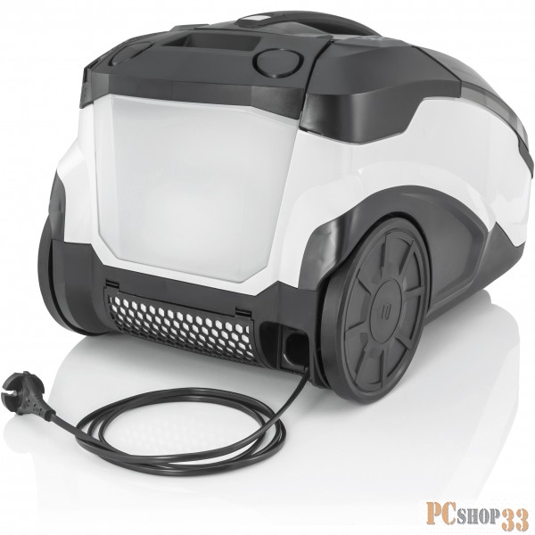 Пылесос Thomas 788592 MOKKO XT AQUA-BOX Безмешковый моющий пылесос с системой AQUA-BOX (2-х ступенчатый аквафильтр с инжектором), сух. уборка + сбор воды + мойка. Мощность 1600Вт, 4х уровневая регулировка мощности. Радиус действия 9 м