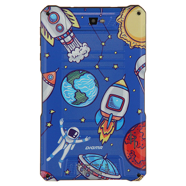 Планшет Digma Plane 7565N 3G Kids theme 3 (space) разноцветный/черный