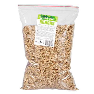 Щепа для копчения Яблоня 1л. Hot Pot BOYSCOUT 61421