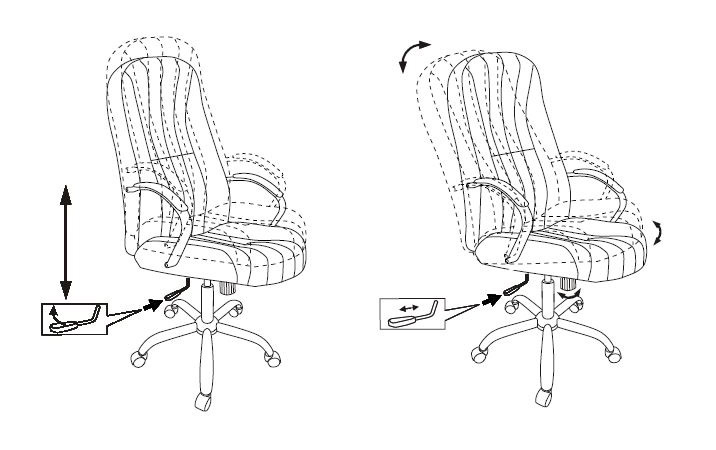 Кресло руководителя Бюрократ T-898SL/BLACK черный искусственная кожа крестовина хром