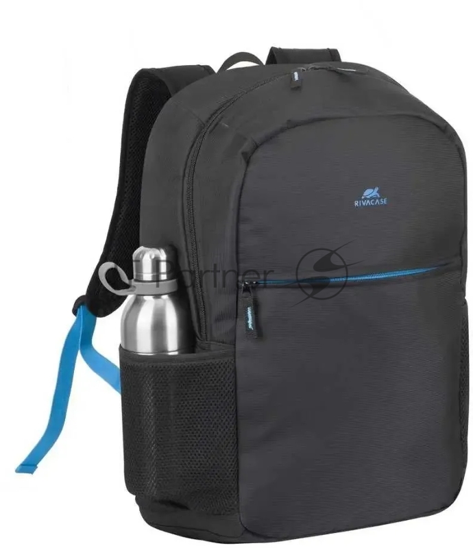 Рюкзак для ноутбука 17.3 Riva 8069 черный полиэстер