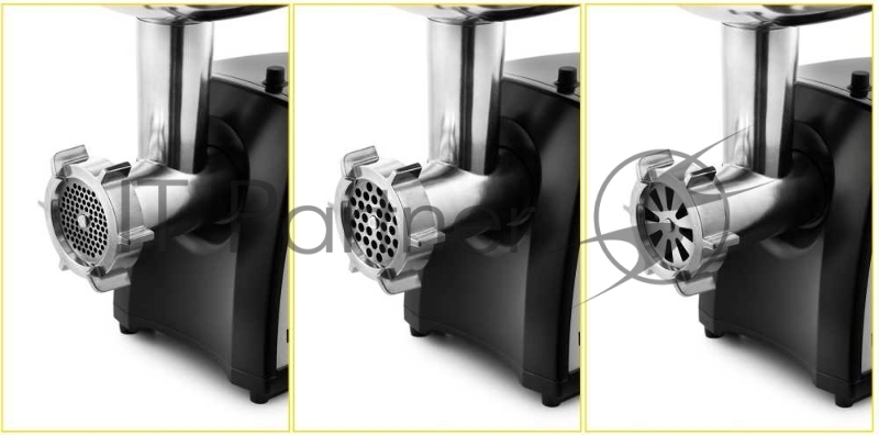 Мясорубка Kitfort KT-2105 1800Вт серебристый/черный