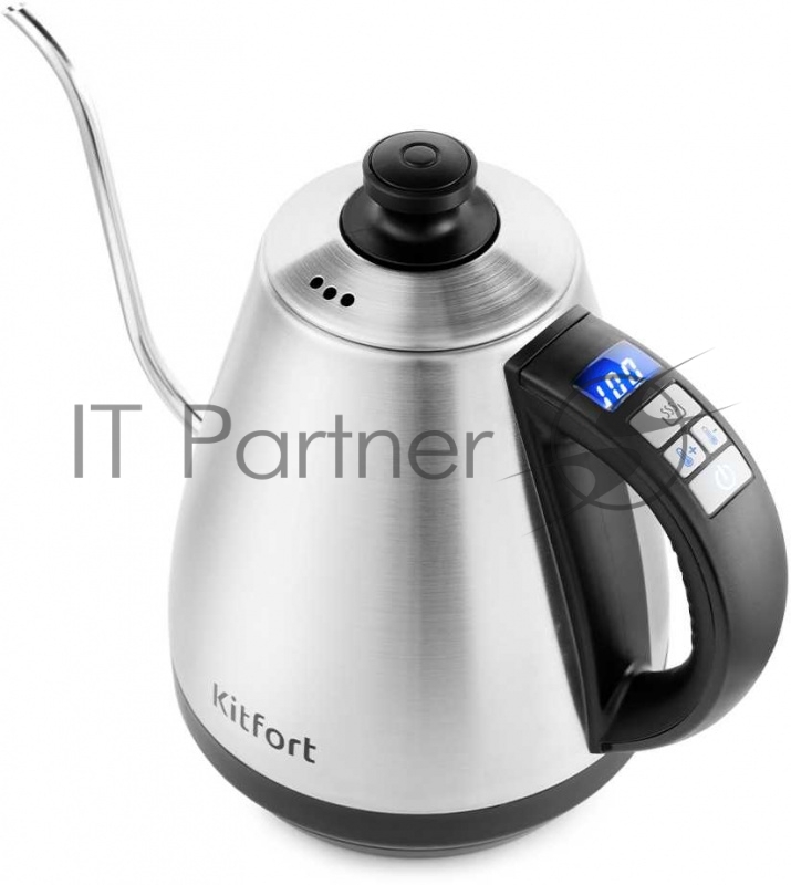 Чайник электрический Kitfort KT-689 1л. 2200Вт нержавеющая сталь (корпус: нержавеющая сталь)