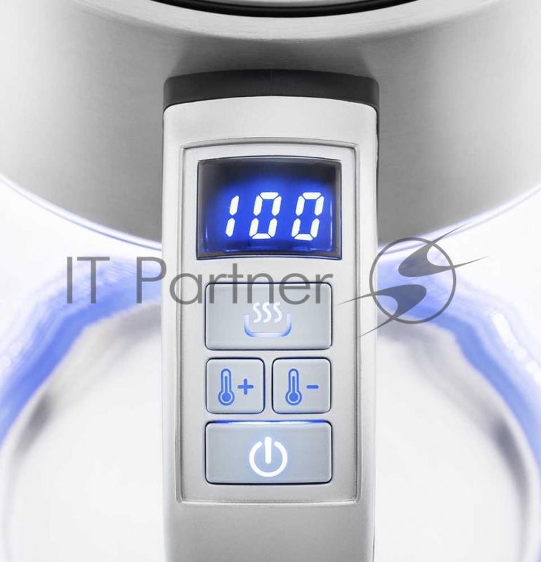 Чайник электрический Kitfort KT-690 1.7л. 2200Вт прозрачный (корпус: стекло)