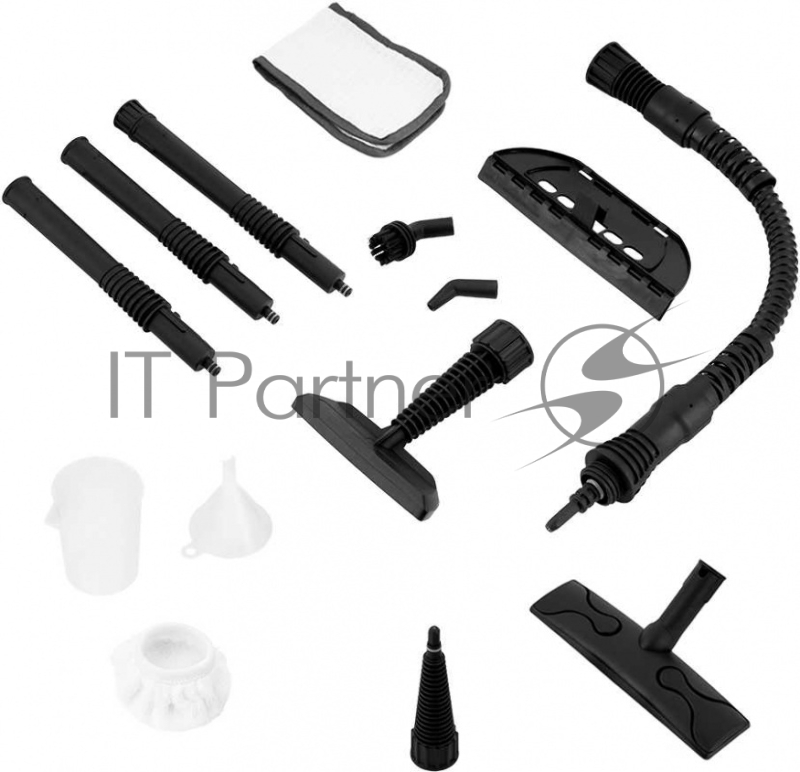 Пароочиститель ручной Kitfort KT-950 1000Вт черный/желтый