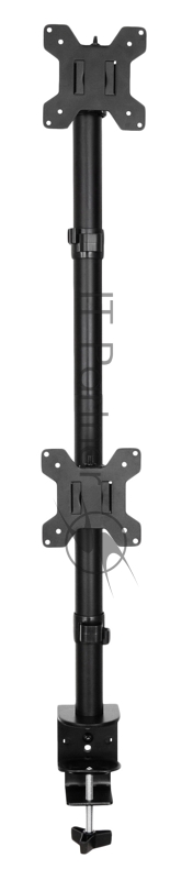 Кронштейн для мониторов ЖК Buro M063 черный 15-32 макс.8кг крепление к столешнице поворот и наклон