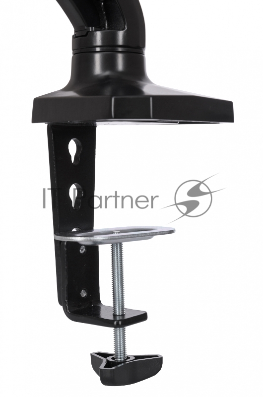 Кронштейн для мониторов ЖК Buro M1 черный 15-32 макс.9кг крепление к столешнице поворот и наклон