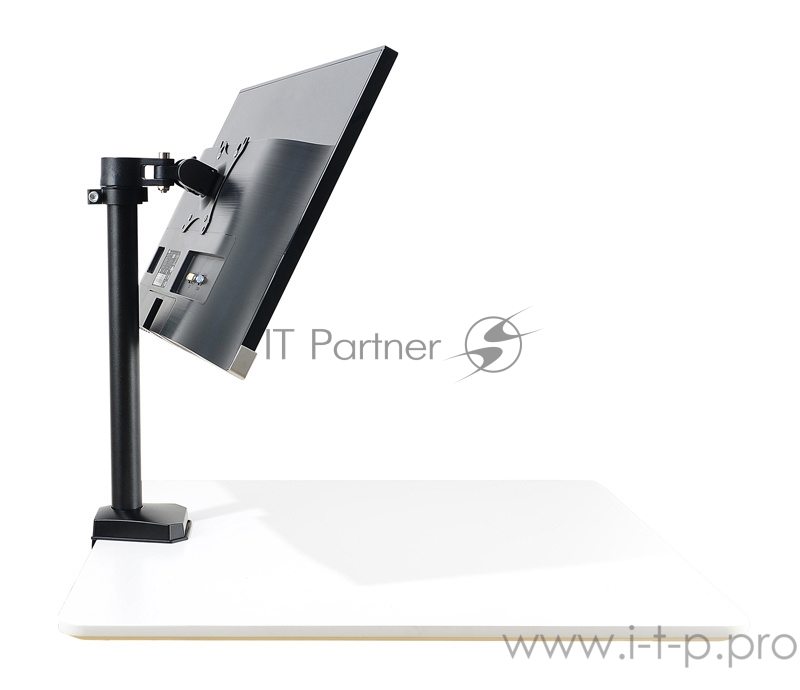 Кронштейн для мониторов ЖК Buro M3 черный 15-27 макс.9кг крепление к столешнице поворот и наклон