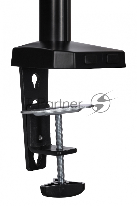 Кронштейн для мониторов ЖК Buro M9 черный 15-32 макс.7кг крепление к столешнице поворот и наклон