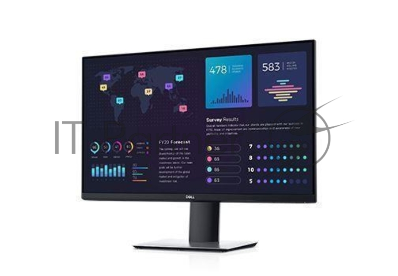 Монитор Dell 27 P2720DC черный IPS LED 8ms 16:9 HDMI матовая HAS Pivot 1000:1 350cd 178гр/178гр 2560x1440 DisplayPort QHD USB 7.27кг